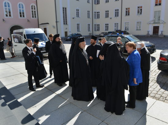 Riigikogu esimehe Ene Ergma kohtumine Tema Pühaduse Konstantinoopoli oikumeenilise patriarhi Bartholomeosega